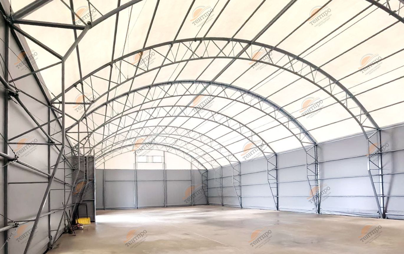 В Г. ВОЛОГДА СДАН ЗАКАЗЧИКУ КАРКАСНО-ТЕНТОВЫЙ...